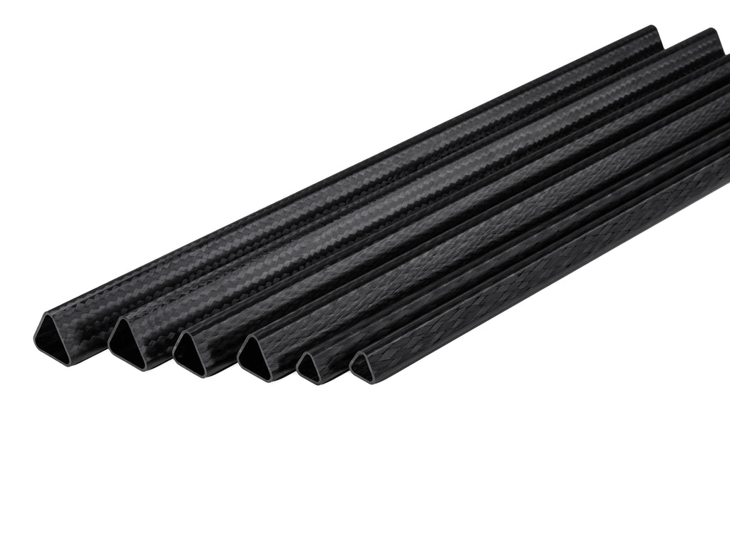 3K molded carbon fiber tubes