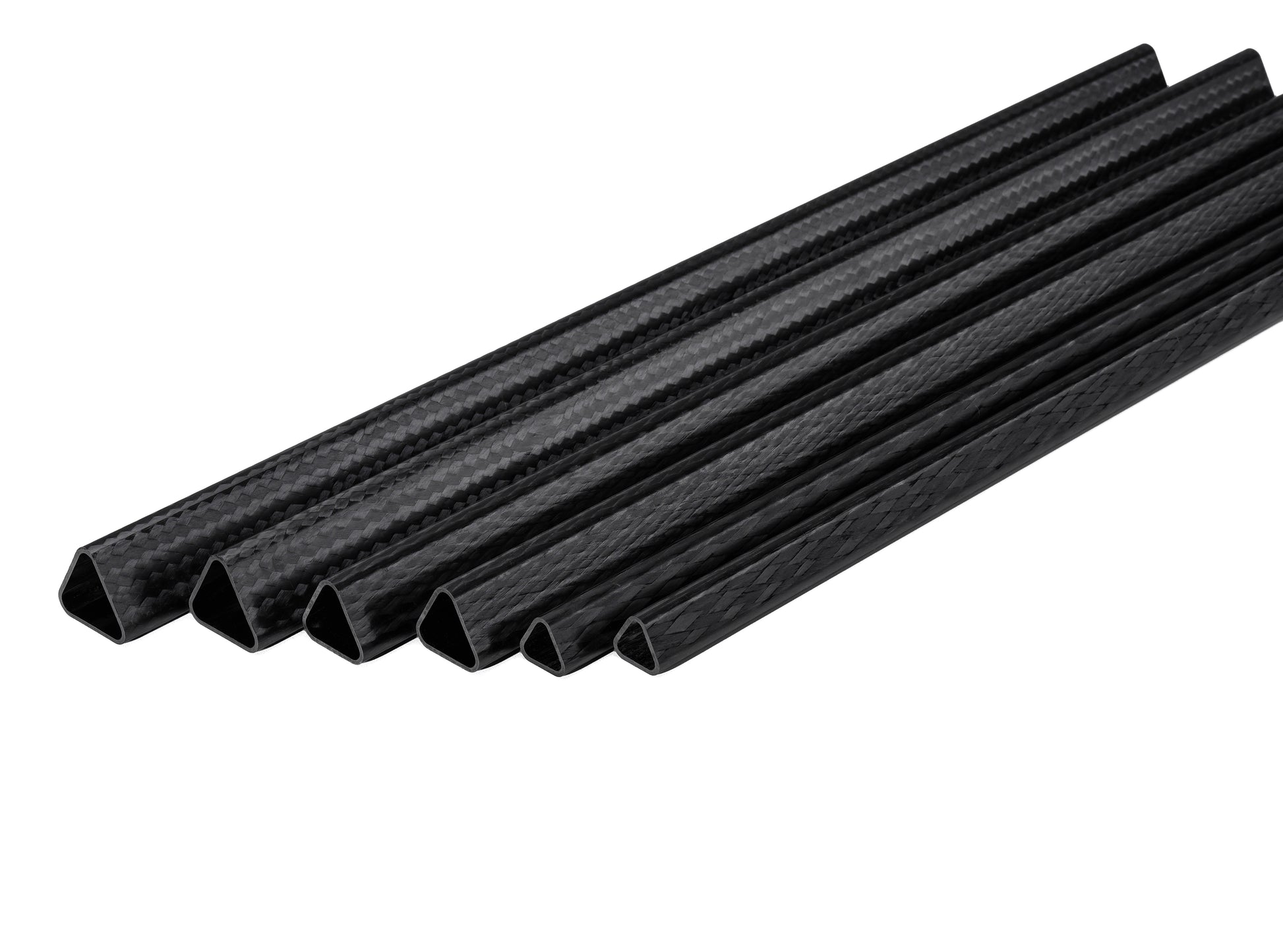 3K molded carbon fiber tubes