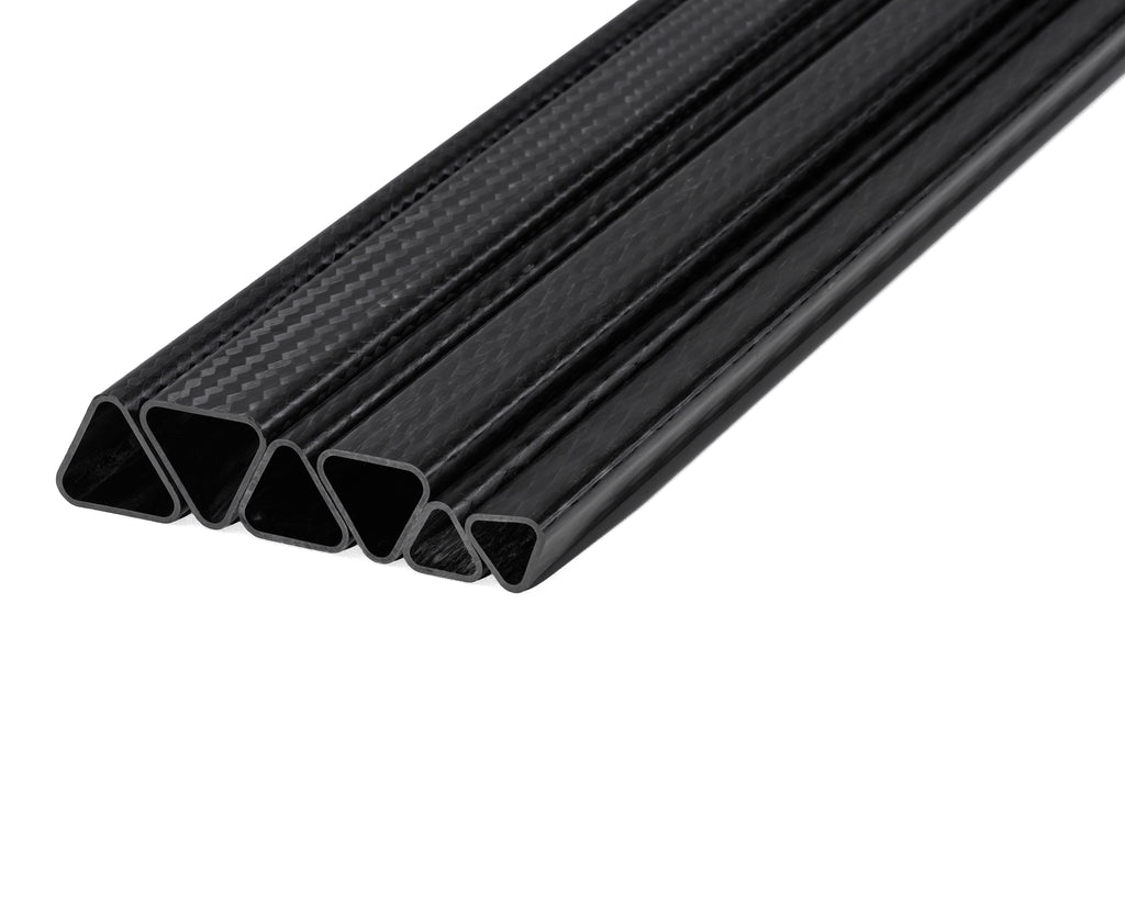 3K molded carbon fiber tubes